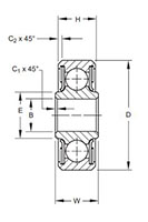 Aerospace - Airframe Control Ball Bearings - MKP-Series Line Drawing.JPG